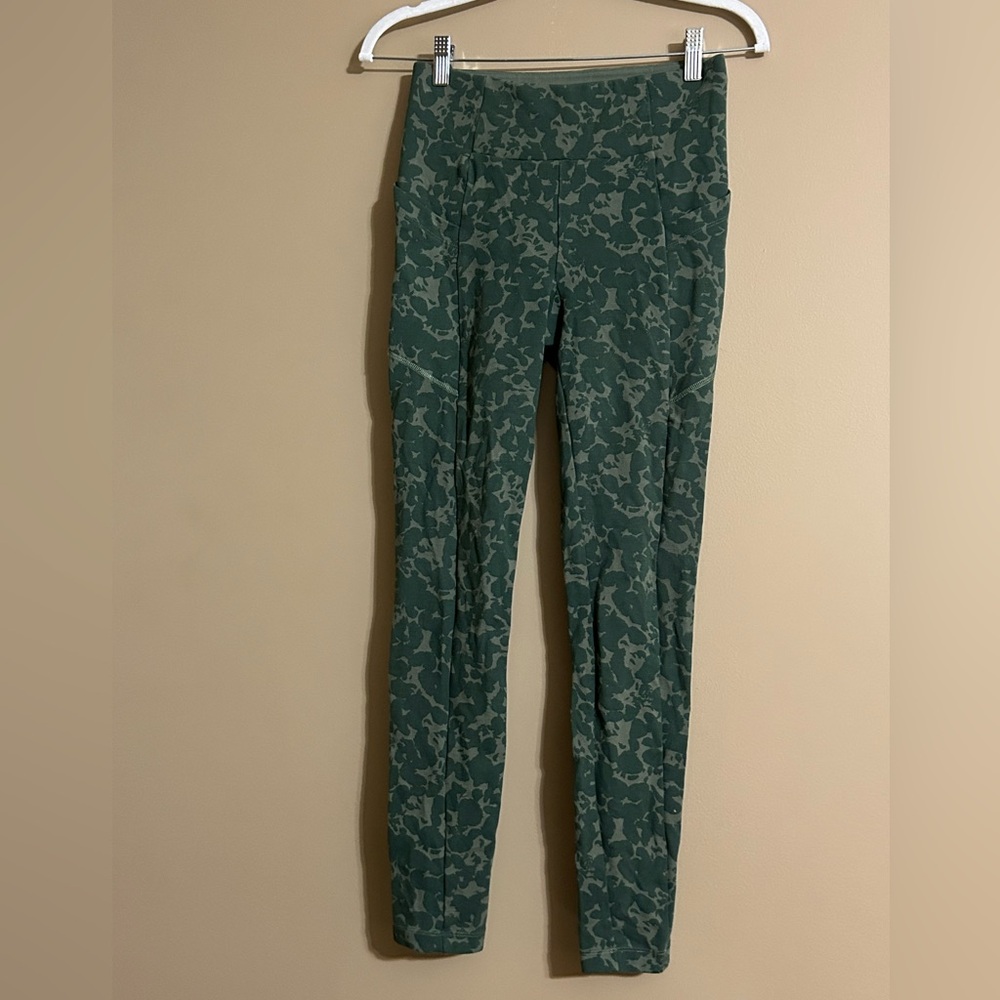 CAbi Olive Camouflage Leggings